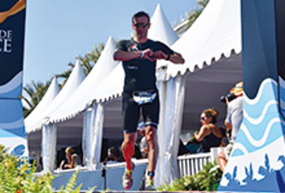 Variotherm Sportler Alex Hajszan finished mit einer tollen Zeit bei der Ironman WM in Nizza.