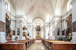 Die katholische Kirche in Pottendorf-Landeck in Niederösterreich wurde ein energiesparendes Heizsystem installiert.